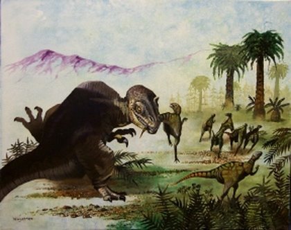 Figure 7. Allosaurus/dryosaurus, from McKee